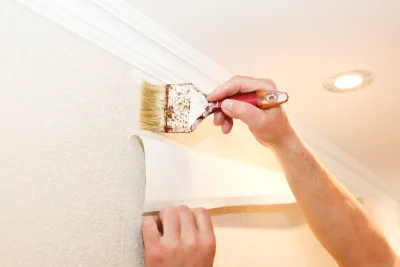 Pose de papier peint à Rognaix — revêtements muraux et toiles de verre